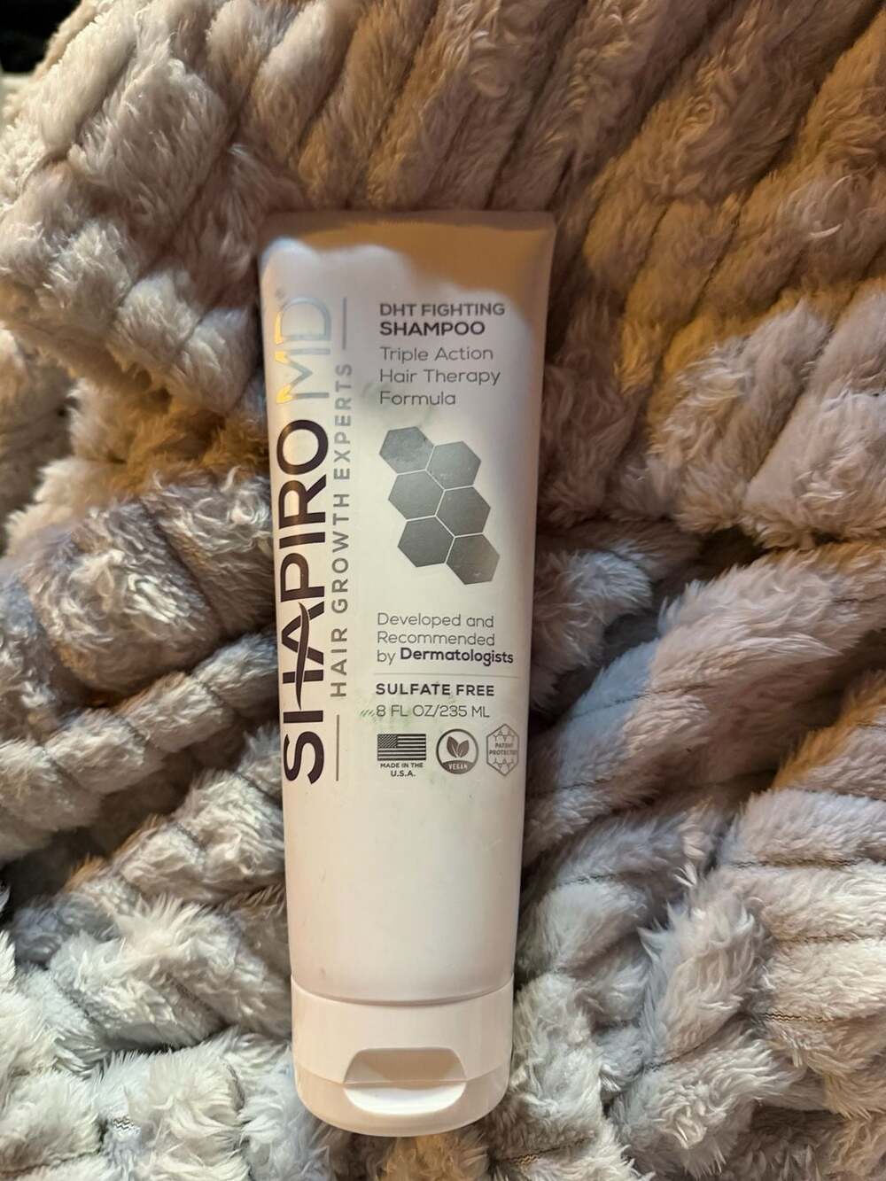 Shapiro MD DHT Fighting Shampoo Triple Action Hair Therapy Formula 8 FL OZ